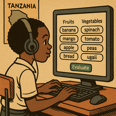Mvulana anashika kompyuta kibao